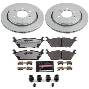 Ford F-150 Brake Kit - Rear - PowerStop - Z36 Coated Truck & Tow - `15-`17
