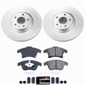 Ford Fusion Brake Kit - Front - PowerStop - Z23 Coated Rotors + Pads - `13-`20 Ford Fusion Brake Kit - Front - PowerStop - Z23 Coated Rotors + Pads - `13-`20