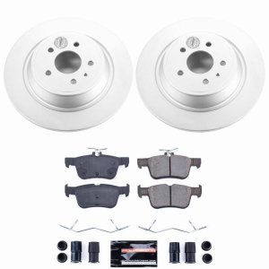 Ford Fusion Brake Kit - Rear - PowerStop - Z23 Coated - `13-`16 Ford Fusion Brake Kit - Rear - PowerStop - Z23 Coated - `13-`16