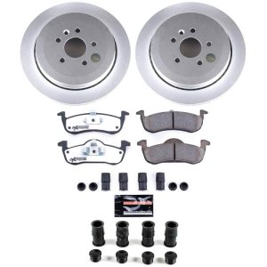 Lincoln MKT Brake Kit - Rear - PowerStop - Z36 Coated Truck & Tow - `13-`19