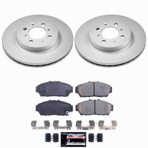 Acura Integra Brake Kit - Front - PowerStop - Z23 Coated - `94-`01