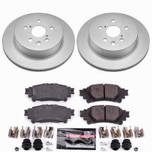 Lexus IS250 Brake Kit - Rear - PowerStop - Z23 Evolution Coated - `14-`15 Lexus IS250 Brake Kit - Rear - PowerStop - Z23 Evolution Coated - `14-`15