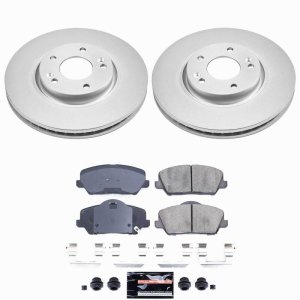 Kia Forte Koup Brake Kit - Front - PowerStop - Z23 Coated - `14-`16 Kia Forte Koup Brake Kit - Front - PowerStop - Z23 Coated - `14-`16