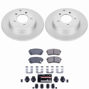 Hyundai Sonata Brake Kit - Rear - PowerStop - Z23 Coated - 2015 Hyundai Sonata Brake Kit - Rear - PowerStop - Z23 Coated - 2015