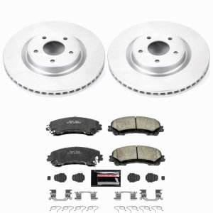 Infiniti Q50 Brake Kit - Front - PowerStop - Z23 Coated - `14-`24 Infiniti Q50 Brake Kit - Front - PowerStop - Z23 Coated - `14-`24