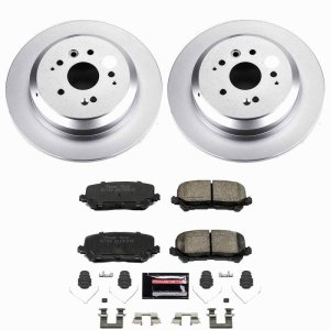 Acura MDX Brake Kit - Rear - PowerStop - Z23 Coated - `14-`16