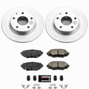 Mazda 3 Brake Kit - Rear - PowerStop - Z23 Evolution Coated - `14-`16