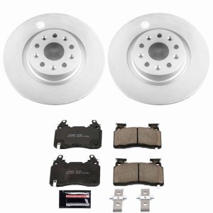 Cadillac CT6 Brake Kit - Front - PowerStop - Z23 Coated - `16-`18