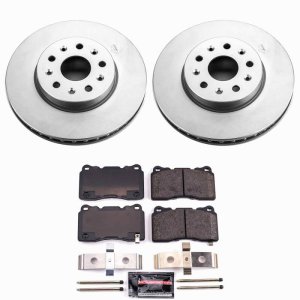 Cadillac CTS Brake Kit - Front - PowerStop - Z23 Coated - `14-`19
