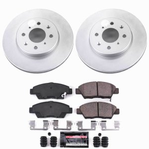 Honda Fit Brake Kit - Front - PowerStop - Z23 Coated - `15-`20 Honda Fit Brake Kit - Front - PowerStop - Z23 Coated - `15-`20