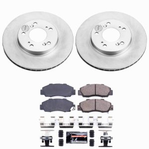 Acura Integra Brake Kit - Front - PowerStop - Z23 Coated - `97-`01