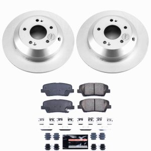Kia Sorento Brake Kit - Rear - PowerStop - Z23 Coated - `16-`20 Kia Sorento Brake Kit - Rear - PowerStop - Z23 Coated - `16-`20