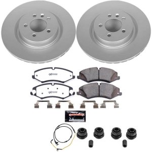 Land Rover Discovery Brake Kit - Front - PowerStop - Z36 Coated Truck & Tow - 2017 Land Rover Discovery Brake Kit - Front - PowerStop - Z36 Coated Truck & Tow - 2017