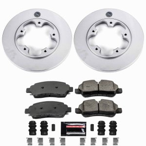 Ford Transit-150 Brake Kit - Rear - PowerStop - Z23 Coated - `15-`19 Ford Transit-150 Brake Kit - Rear - PowerStop - Z23 Coated - `15-`19