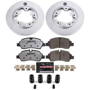 Ford Transit-150 Brake Kit - Rear - PowerStop - Z36 Coated Truck & Tow - `15-`19 Ford Transit-150 Brake Kit - Rear - PowerStop - Z36 Coated Truck & Tow - `15-`19