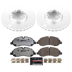 Ford Transit-150 Brake Kit - Front - PowerStop - Z36 Coated Truck & Tow - `15-`19 Ford Transit-150 Brake Kit - Front - PowerStop - Z36 Coated Truck & Tow - `15-`19