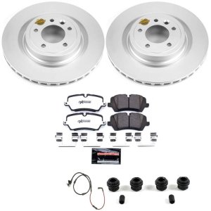 Land Rover Discovery Brake Kit - Rear - PowerStop - Z36 Coated Truck & Tow - 2017 Land Rover Discovery Brake Kit - Rear - PowerStop - Z36 Coated Truck & Tow - 2017