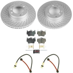 Porsche 911 Brake Kit - Front - PowerStop - Z23 Coated - 2005