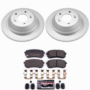 Kia Sedona Brake Kit - Rear - PowerStop - Z23 Coated - `15-`21 Kia Sedona Brake Kit - Rear - PowerStop - Z23 Coated - `15-`21