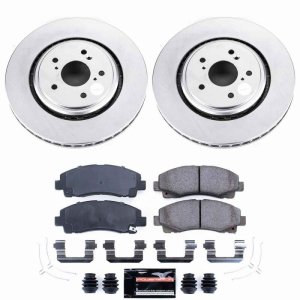 Acura TLX Brake Kit - Front - PowerStop - Z23 Coated - `15-`20 Acura TLX Brake Kit - Front - PowerStop - Z23 Coated - `15-`20