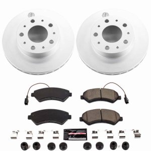 Ram ProMaster 1500 Brake Kit - Front - PowerStop - Z23 Coated Rotors + Pads - `14-`25