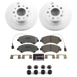 Ram ProMaster 1500 Brake Kit - Front - PowerStop - Z36 Coated Truck & Tow - `14-`25