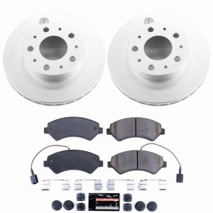 Ram ProMaster 1500 Brake Kit - Front - PowerStop - Z23 Evolution Coated - `14-`21