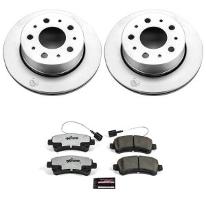 Ram ProMaster 1500 Brake Kit - Rear - PowerStop - Z36 Coated Truck & Tow Rotors + Pads - `14-`15