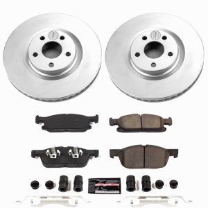 Ford Edge Brake Kit - Front - PowerStop - Z23 Evolution Coated - `15-`21