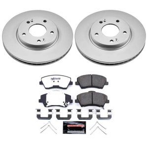 Hyundai Elantra Brake Kit - Front - PowerStop - Z36 Coated Truck & Tow - `17-`20 Hyundai Elantra Brake Kit - Front - PowerStop - Z36 Coated Truck & Tow - `17-`20