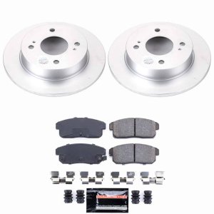 Infiniti G20 Brake Kit - Rear - PowerStop - Z23 Evolution Coated - `01-`02