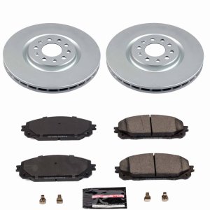 Jeep Cherokee Brake Kit - Front - PowerStop - Z23 Evolution Coated - `16-`23 Jeep Cherokee Brake Kit - Front - PowerStop - Z23 Evolution Coated - `16-`23