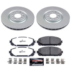 Jeep Cherokee Brake Kit - Front - PowerStop - Z36 Coated Truck & Tow - `16-`23 Jeep Cherokee Brake Kit - Front - PowerStop - Z36 Coated Truck & Tow - `16-`23