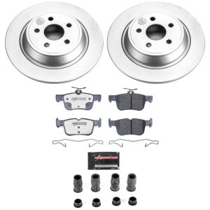 Ford Edge Brake Kit - Rear - PowerStop - Z36 Coated Truck & Tow - `15-`21