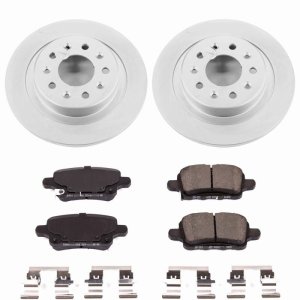 Buick LaCrosse Brake Kit - Rear - PowerStop - Z23 Coated - 2019 Buick LaCrosse Brake Kit - Rear - PowerStop - Z23 Coated - 2019