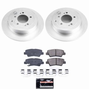 Hyundai Tucson Brake Kit - Rear - PowerStop - Z23 Coated Rotors + Pads - `16-`18 Hyundai Tucson Brake Kit - Rear - PowerStop - Z23 Coated Rotors + Pads - `16-`18
