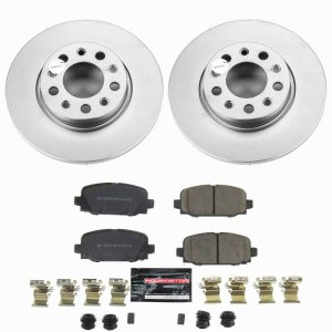 Jeep Compass Brake Kit - Rear - PowerStop - Z23 Coated - `17-`25