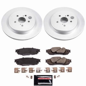 Lexus RX350 Brake Kit - Rear - PowerStop - Z23 Coated - `16-`22
