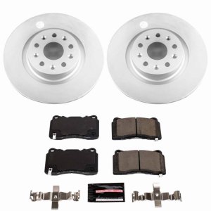 Cadillac CT6 Brake Kit - Front - PowerStop - Z23 Evolution Coated - `16-`17