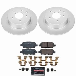 Nissan Altima Brake Kit - Rear - PowerStop - Z23 Evolution Coated Rotors + Ceramic Pads - `07-`10 Nissan Altima Brake Kit - Rear - PowerStop - Z23 Evolution Coated Rotors + Ceramic Pads - `07-`10