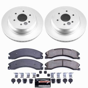 Nissan TITAN XD Brake Kit - Rear - PowerStop - Z23 Coated - `16-`24 Nissan TITAN XD Brake Kit - Rear - PowerStop - Z23 Coated - `16-`24