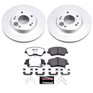 Hyundai Ioniq Brake Kit - Front - PowerStop - Z36 Coated Truck & Tow - `17-`22 Hyundai Ioniq Brake Kit - Front - PowerStop - Z36 Coated Truck & Tow - `17-`22