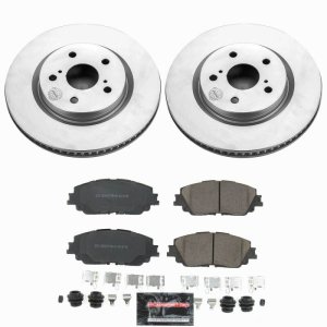 Lexus ES250 Brake Kit - Front - PowerStop - Z23 Coated - `21-`24 Lexus ES250 Brake Kit - Front - PowerStop - Z23 Coated - `21-`24