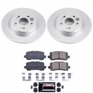 Honda Odyssey Brake Kit - Rear - PowerStop - Z23 Coated - `18-`20 Honda Odyssey Brake Kit - Rear - PowerStop - Z23 Coated - `18-`20