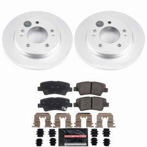Hyundai Elantra Brake Kit - Rear - PowerStop - Z23 Coated - `17-`20 Hyundai Elantra Brake Kit - Rear - PowerStop - Z23 Coated - `17-`20