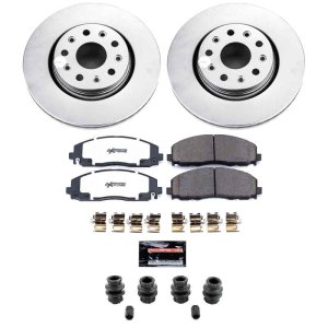 Jeep Gladiator Brake Kit - Front - PowerStop - Z36 Coated Truck & Tow - `20-`25