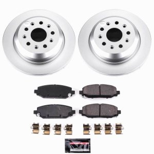 Jeep Wrangler Brake Kit - Rear - PowerStop - Z23 Coated - `18-`25