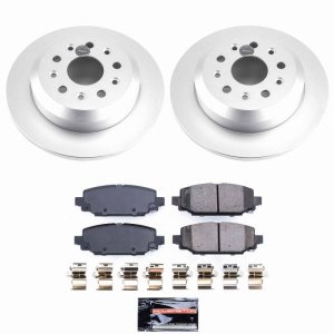 Jeep Wrangler Brake Kit - Rear - PowerStop - Z23 Coated - `18-`25
