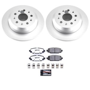 Jeep Wrangler Brake Kit - Rear - PowerStop - Z36 Coated Truck & Tow - `18-`25