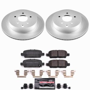 Infiniti FX35 Brake Kit - Rear - PowerStop - Z23 Coated - `10-`12